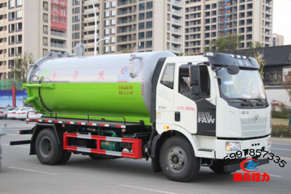 國六解放吸污車12方